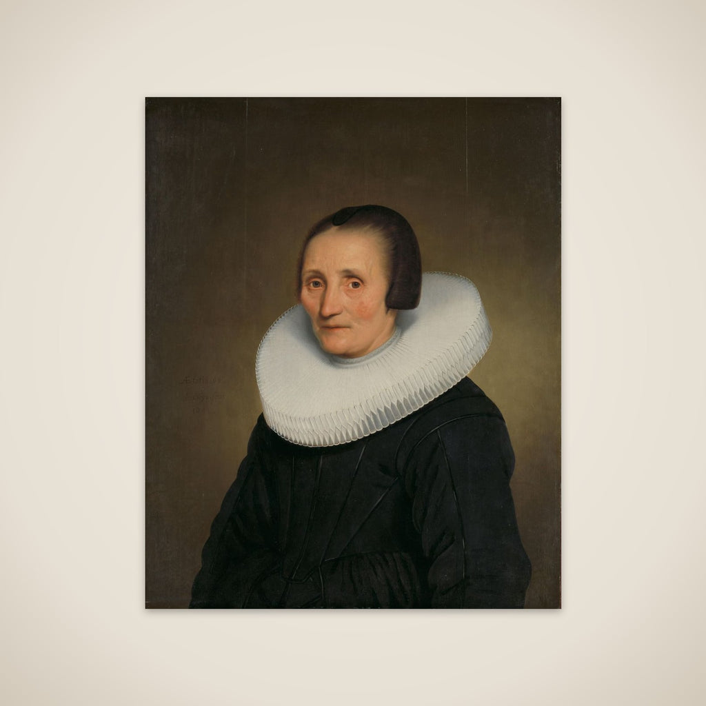 Margaretha de Geer (1585-1672), Wife of Jacob Jacobsz. Trip unframed print