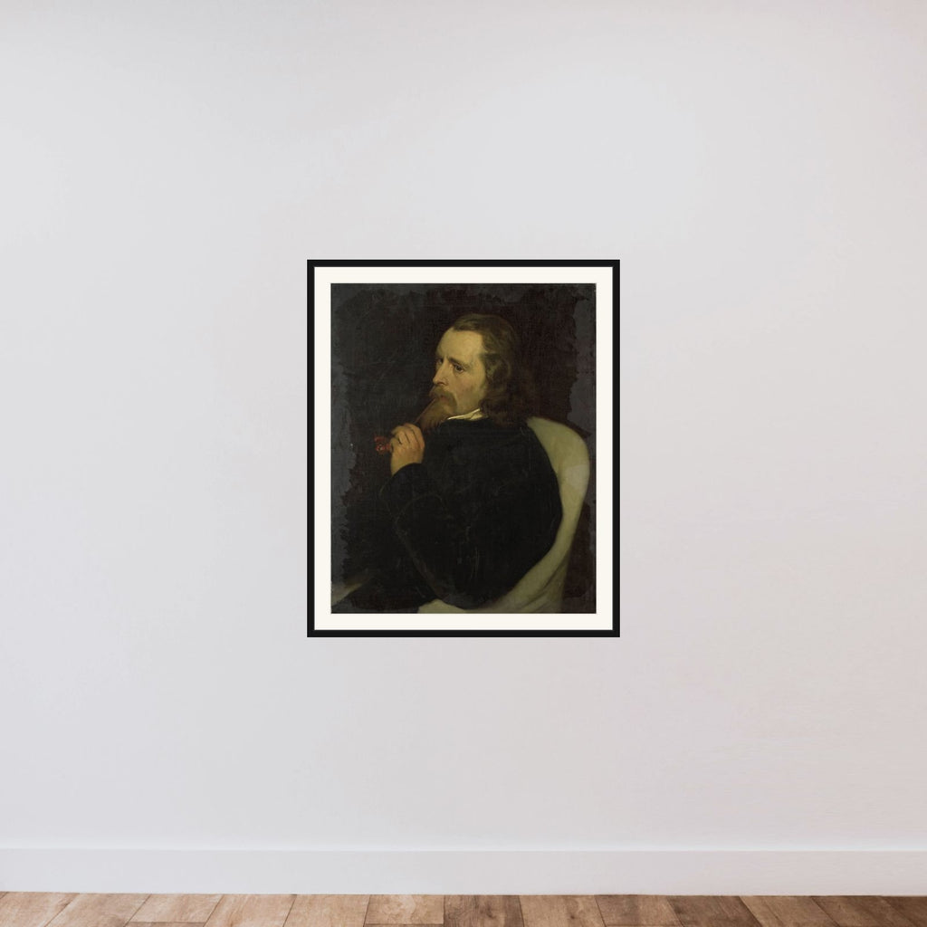 Guillaume Anne van der Brugghen (1812-91), Painter framed — shown to scale