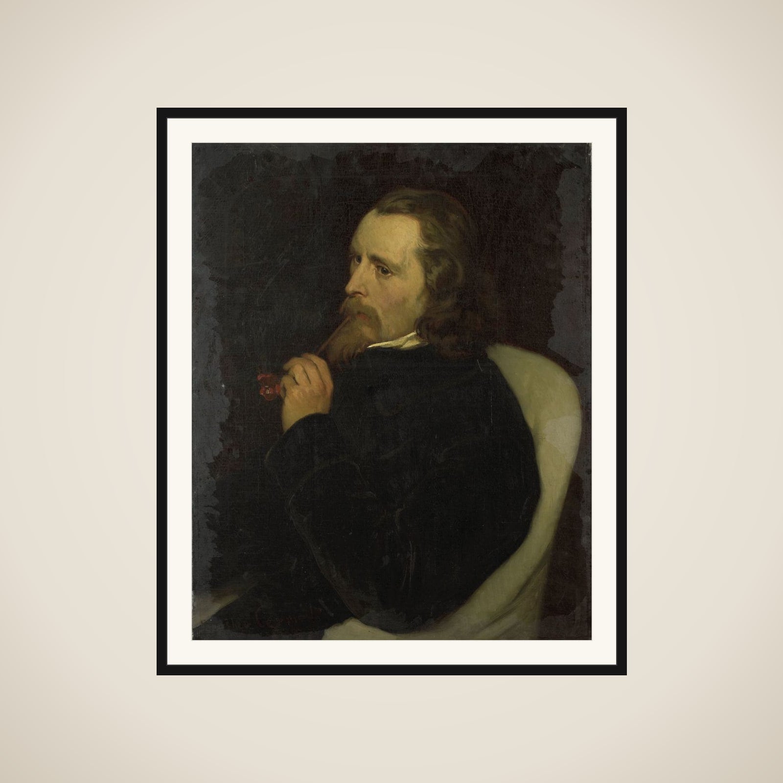 Guillaume Anne van der Brugghen (1812-91), Painter framed