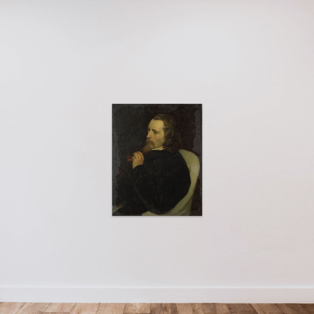 Guillaume Anne van der Brugghen (1812-91), Painter unframed — shown to scale