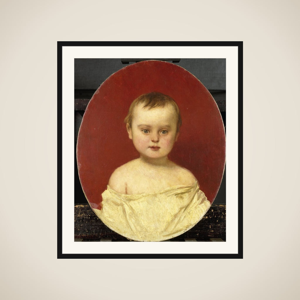 Henri Bernard van der Kolk at the Age of Two framed