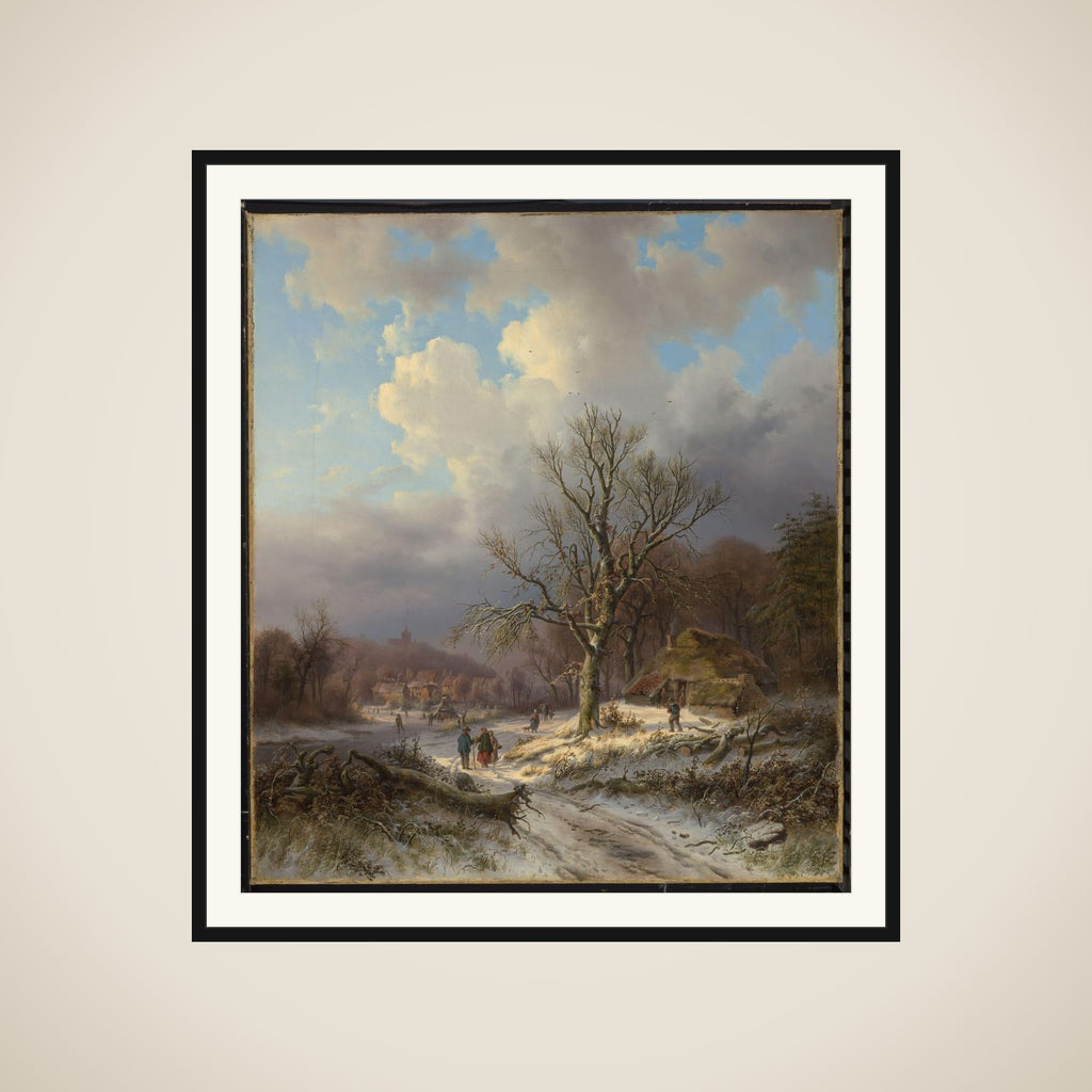 Snow Landscape framed
