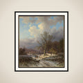 Snow Landscape framed