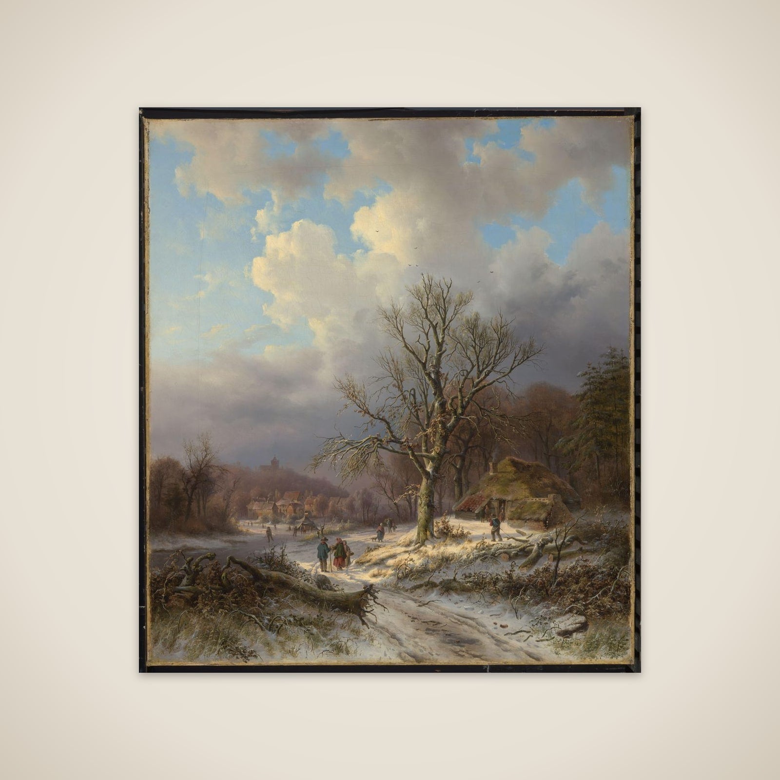 Snow Landscape unframed print