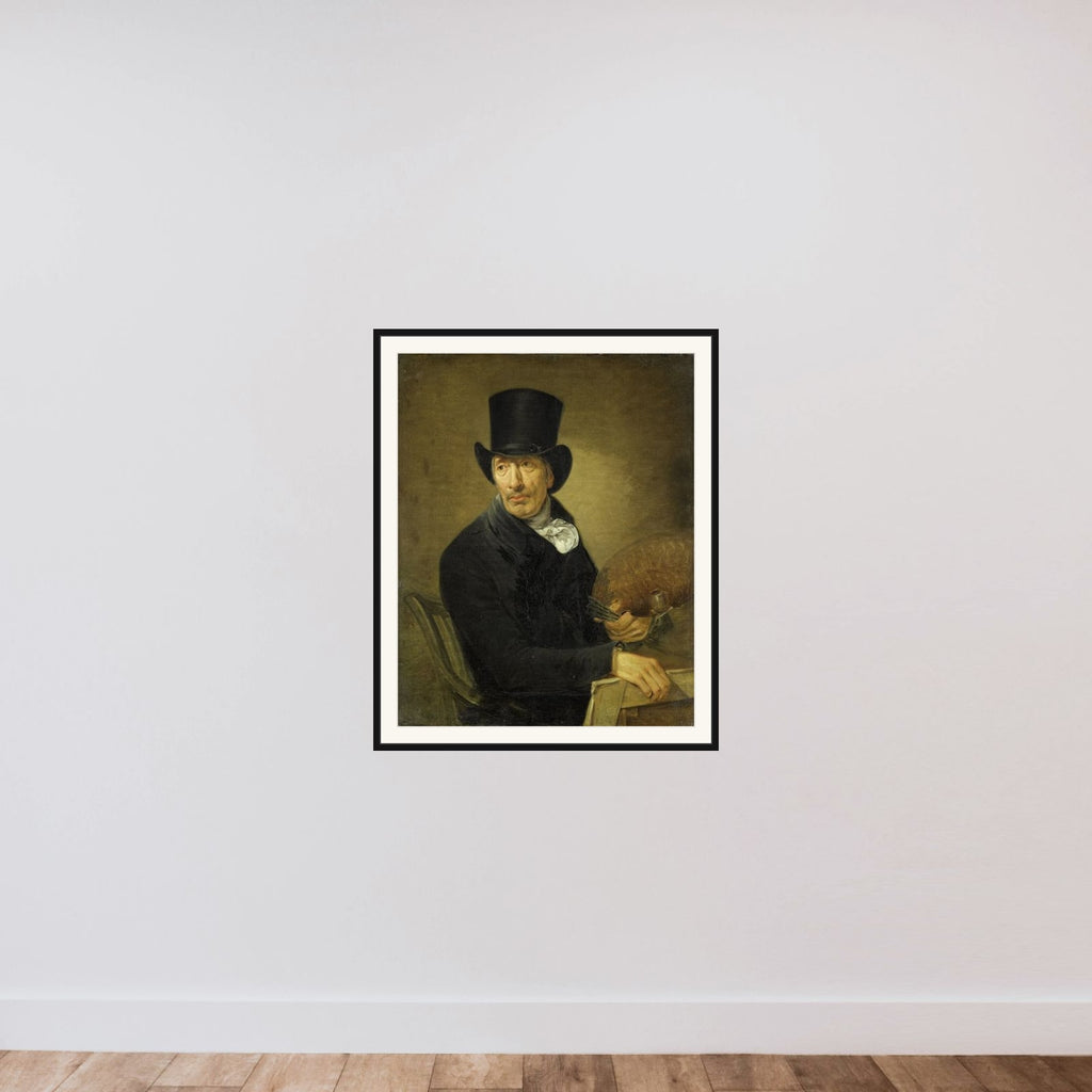 Pieter Barbiers Pz (1748-1842), Painter framed — shown to scale
