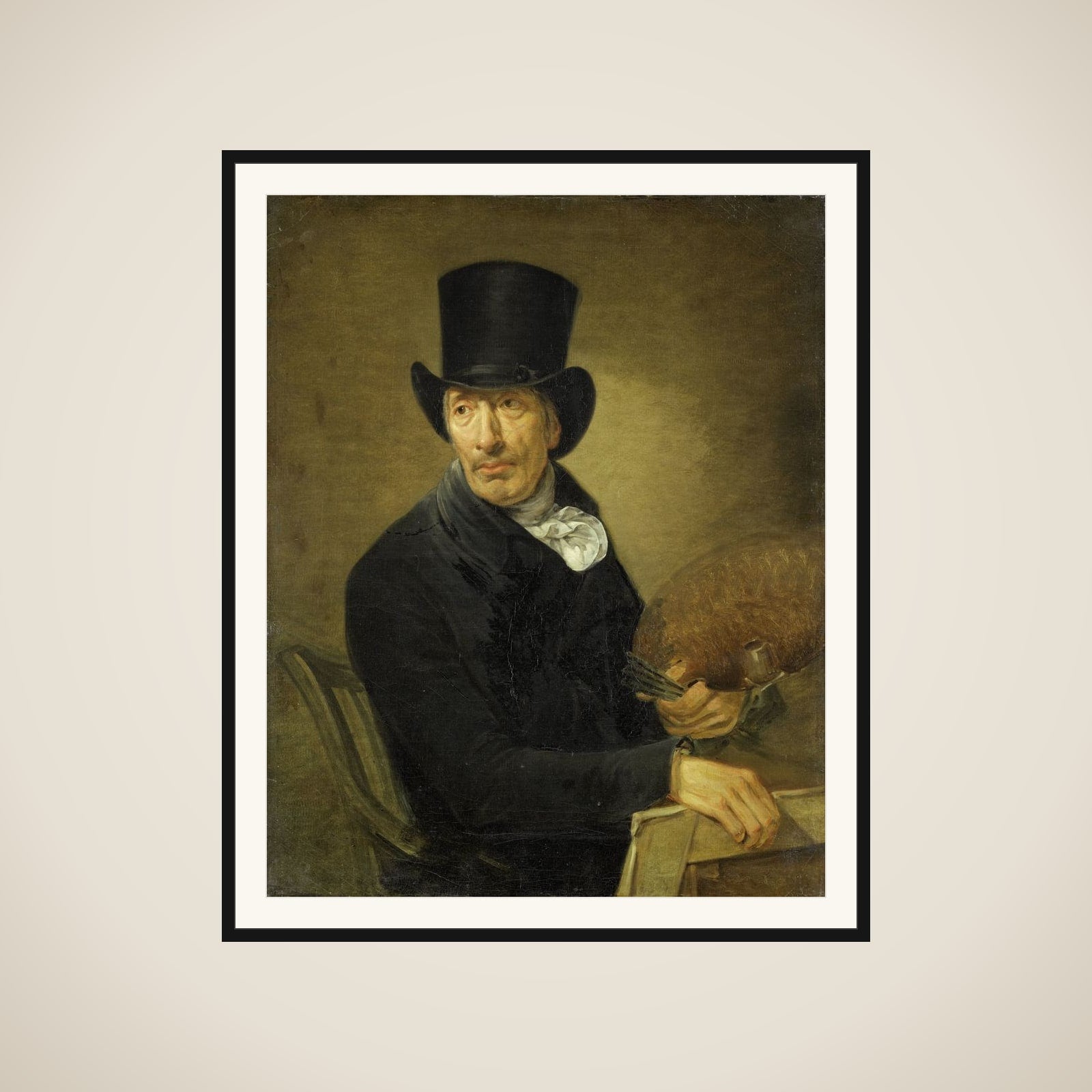 Pieter Barbiers Pz (1748-1842), Painter framed