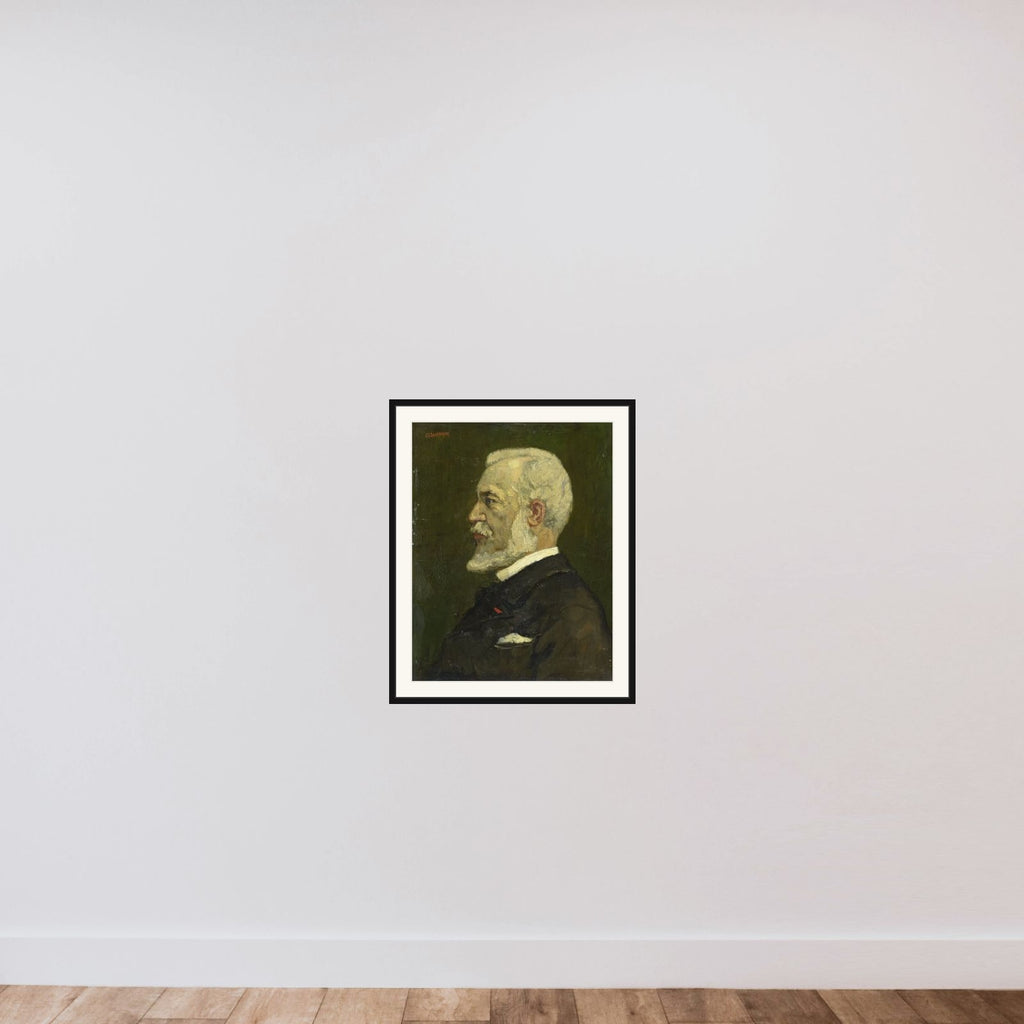 Johannes Bosboom (1817-91), Painter framed — shown to scale