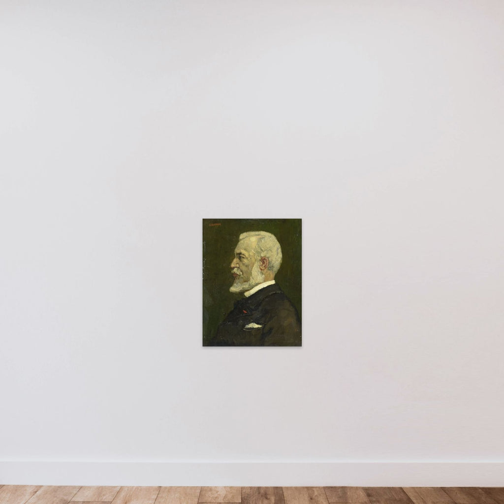 Johannes Bosboom (1817-91), Painter unframed — shown to scale