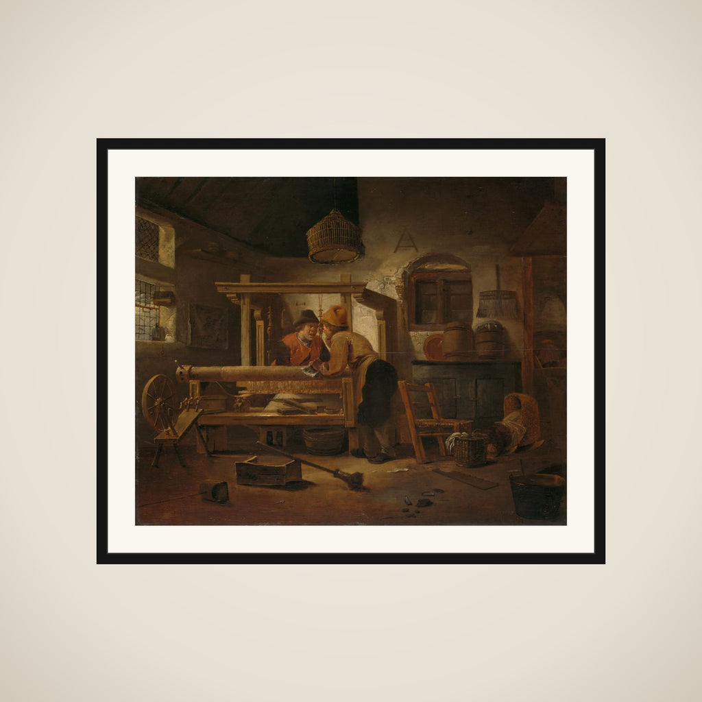 Weaver's Workshop framed
