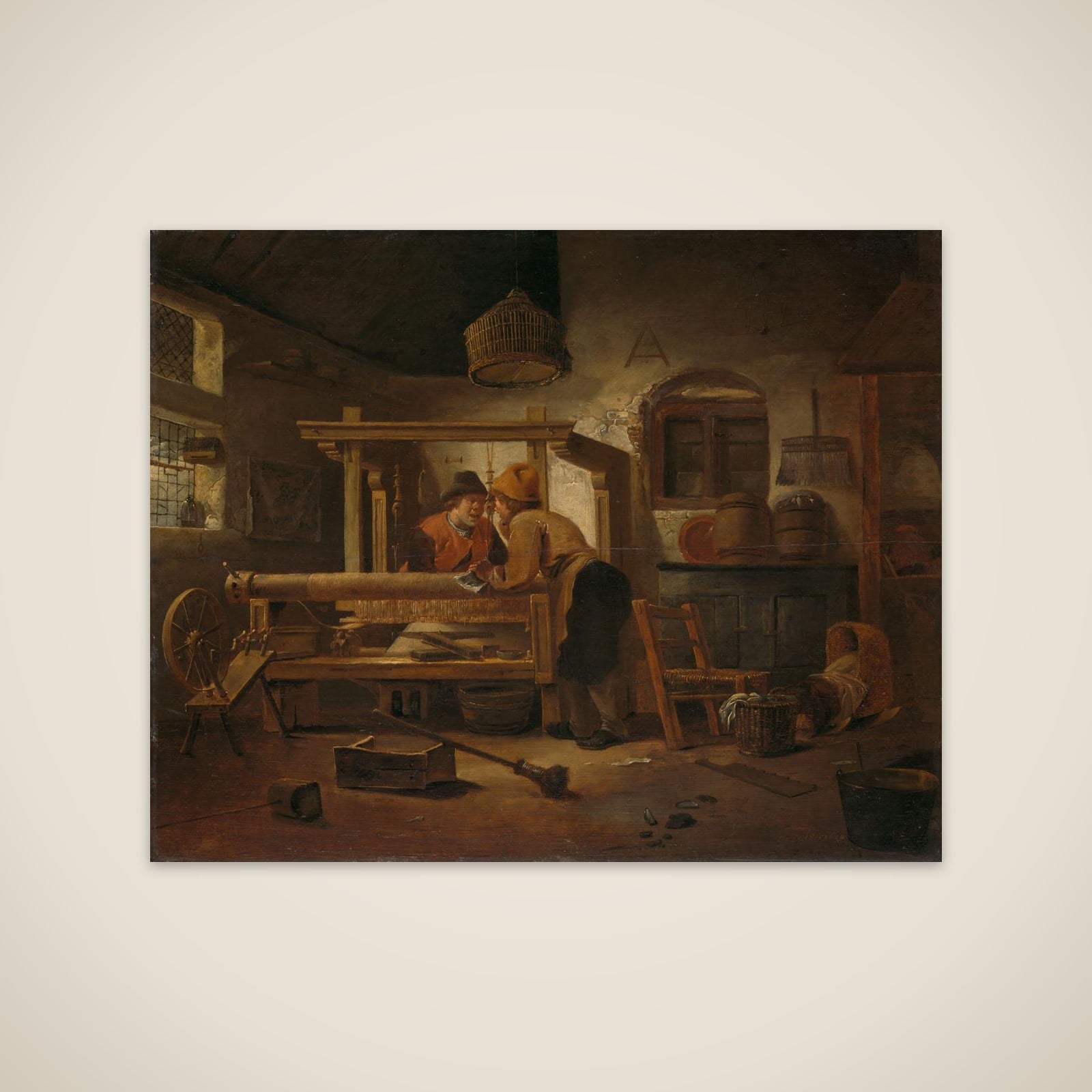 Weaver's Workshop unframed print