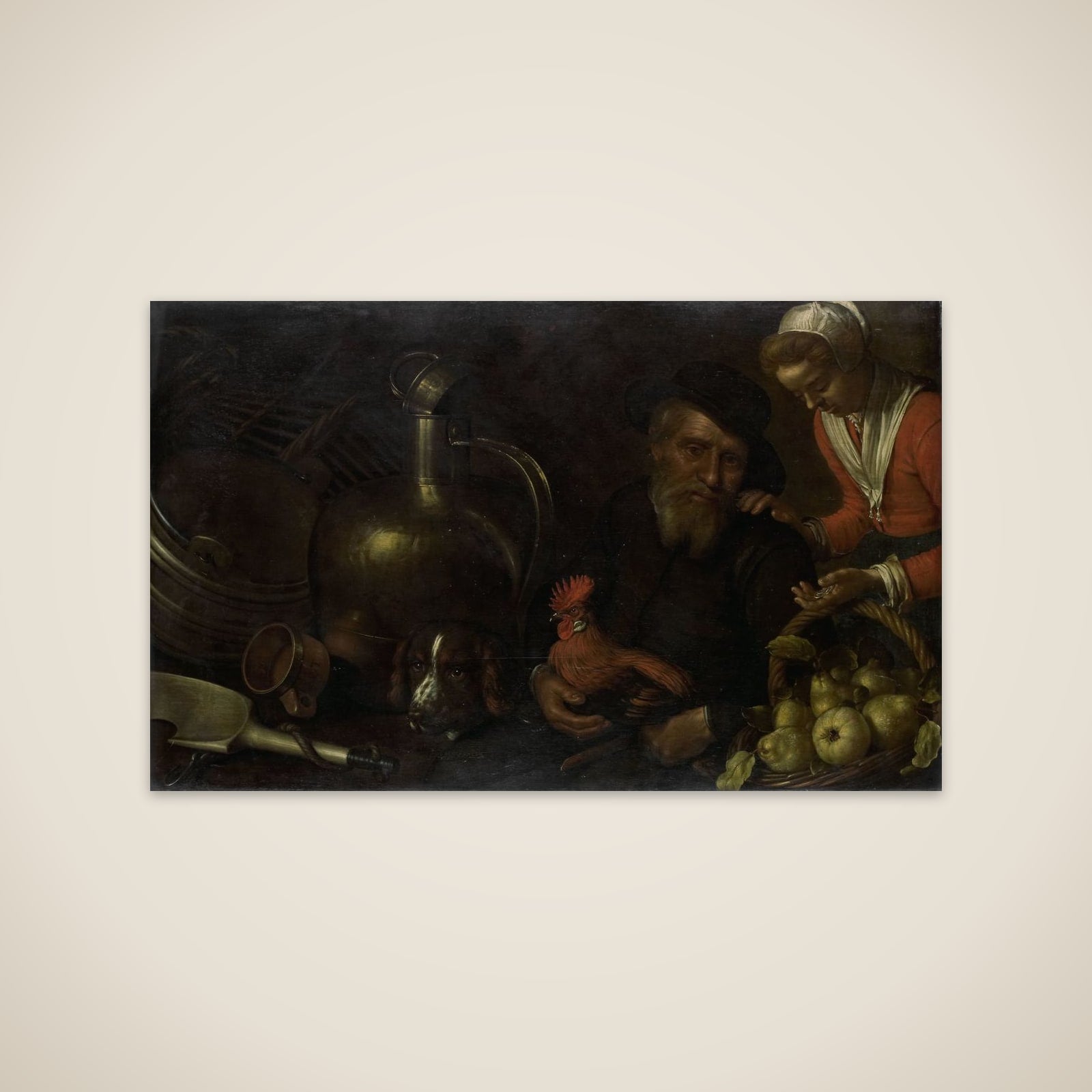 The Poultry Seller unframed print