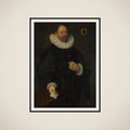 Portrait of Paulus Cornelisz van Beresteyn (1548-1625), Burgomaster of Delft framed