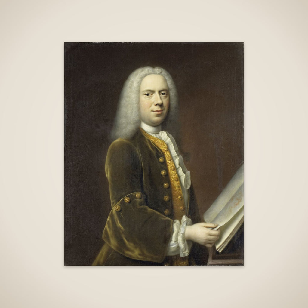 Portrait of a Man, probably Cornelis Troost (1696-1750) unframed print