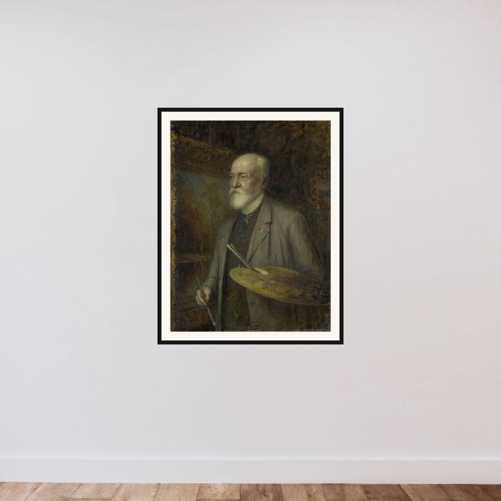 Johannes Gijsbert Vogel (1828-1915), Painter framed — shown to scale