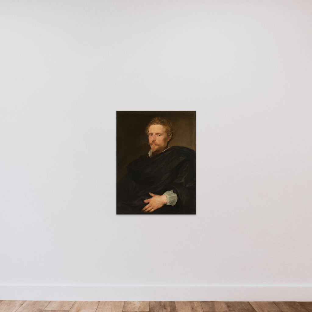 Portrait of a Man unframed — shown to scale