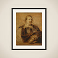 Portrait of Jan Gaspar Gevaerts (1593-1666) framed