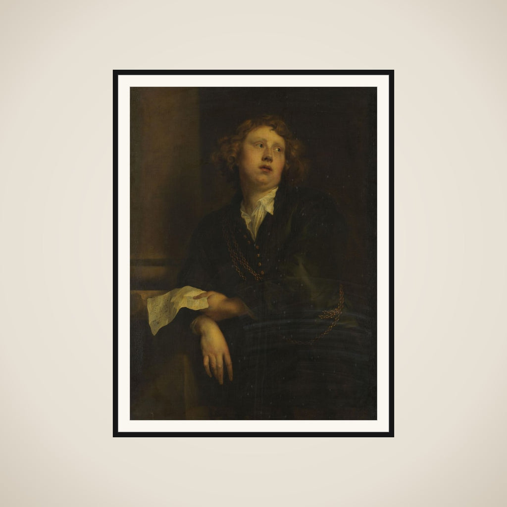 Portrait of Hendrik Liberti (c. 1610-c. 1669) framed