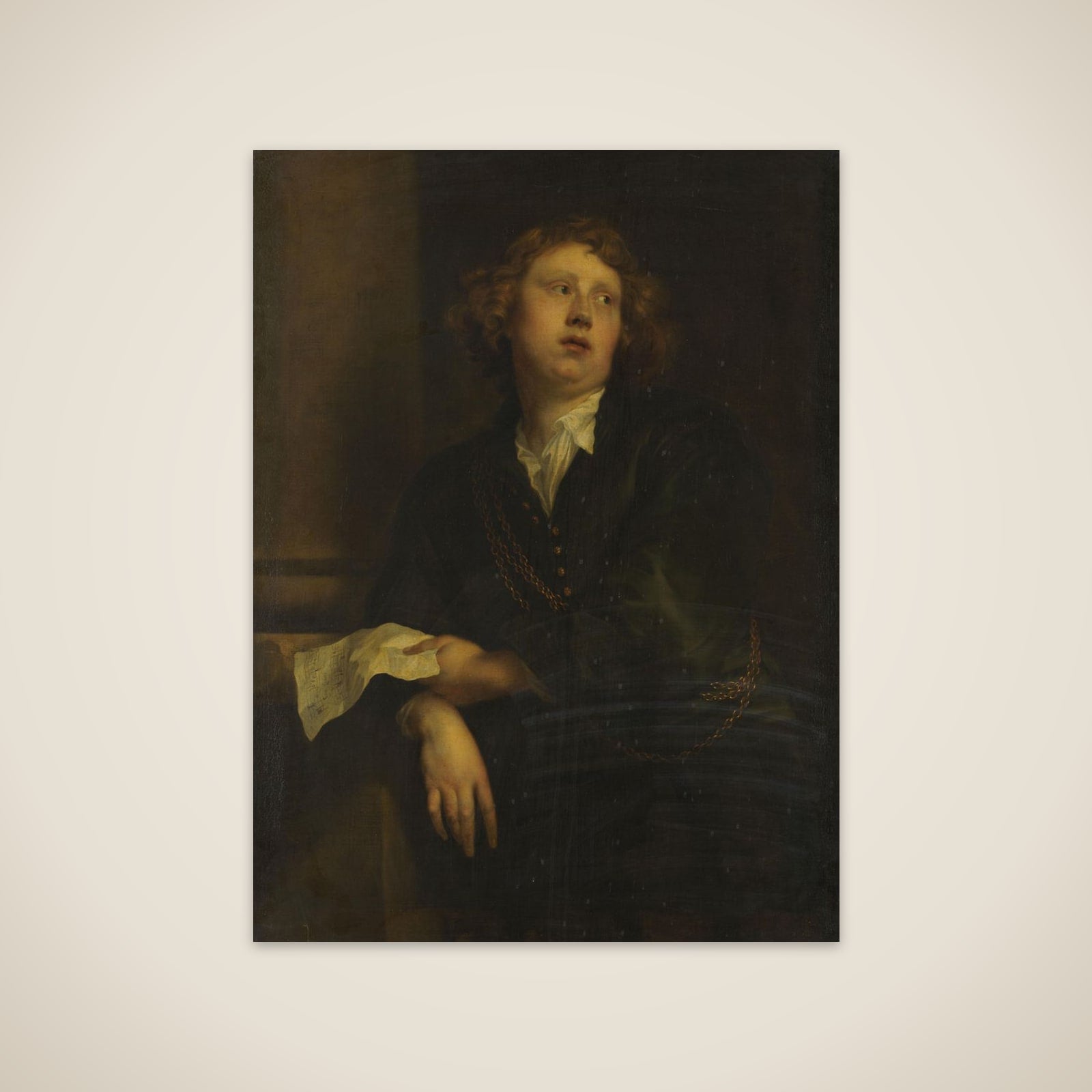 Portrait of Hendrik Liberti (c. 1610-c. 1669) unframed print