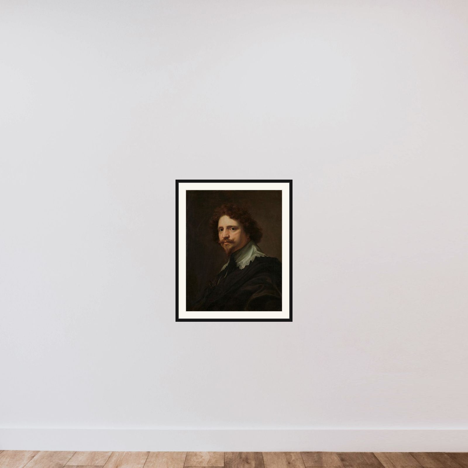 Portrait of Michel Le Blon (1587-1656) framed — shown to scale