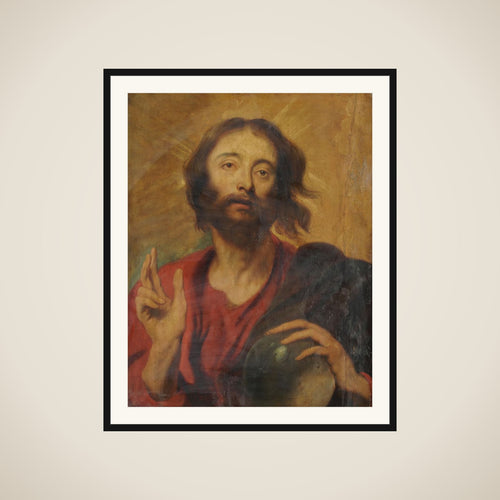 Christ as Saviour of the World framed