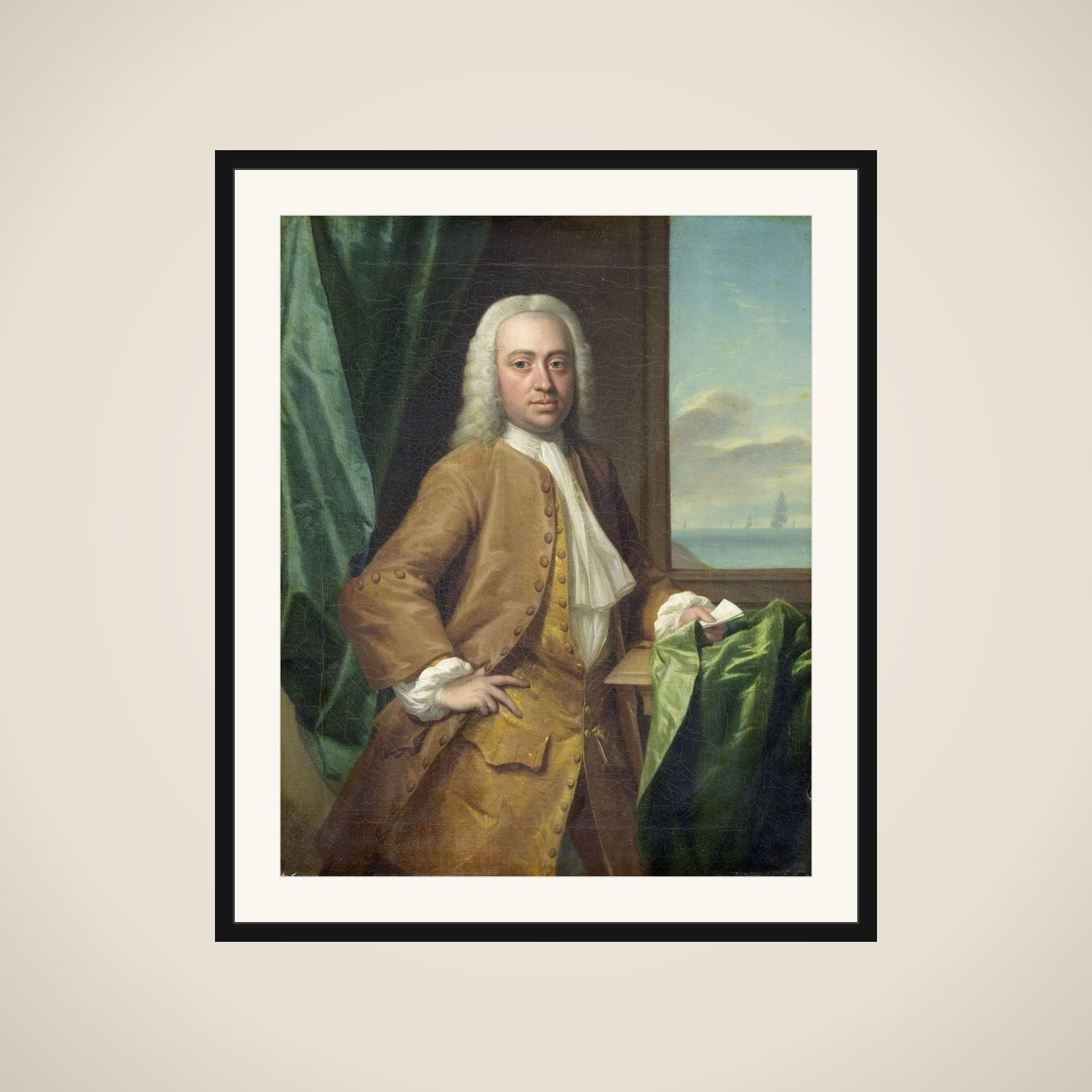 Isaac Parker (1702-55), Merchant of Middelburg framed