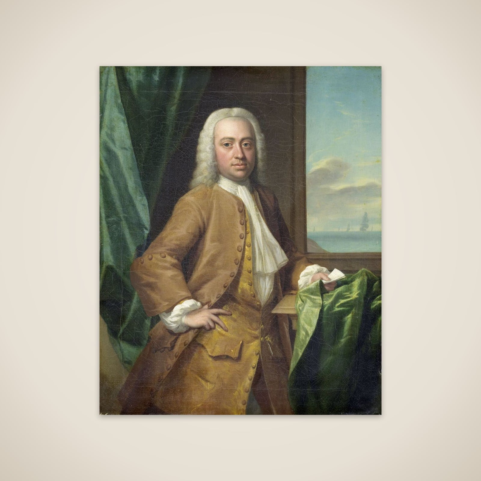 Isaac Parker (1702-55), Merchant of Middelburg unframed print