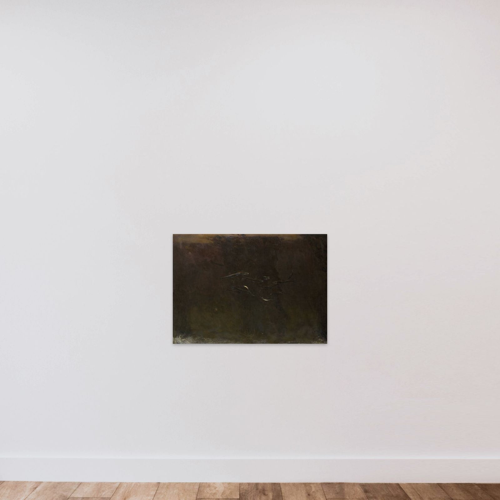 Fish in an Aquarium unframed — shown to scale