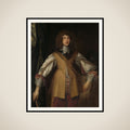 Portrait of Rupert (1619-1682), Prince-Palatine of the Rhine, in Combat Dress framed