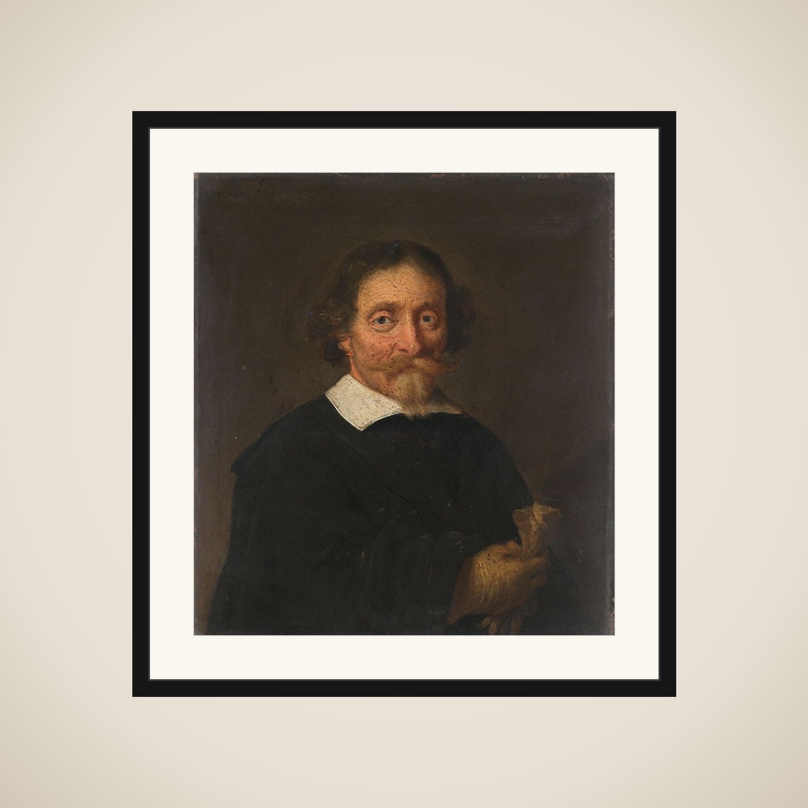 Portrait of a Man framed