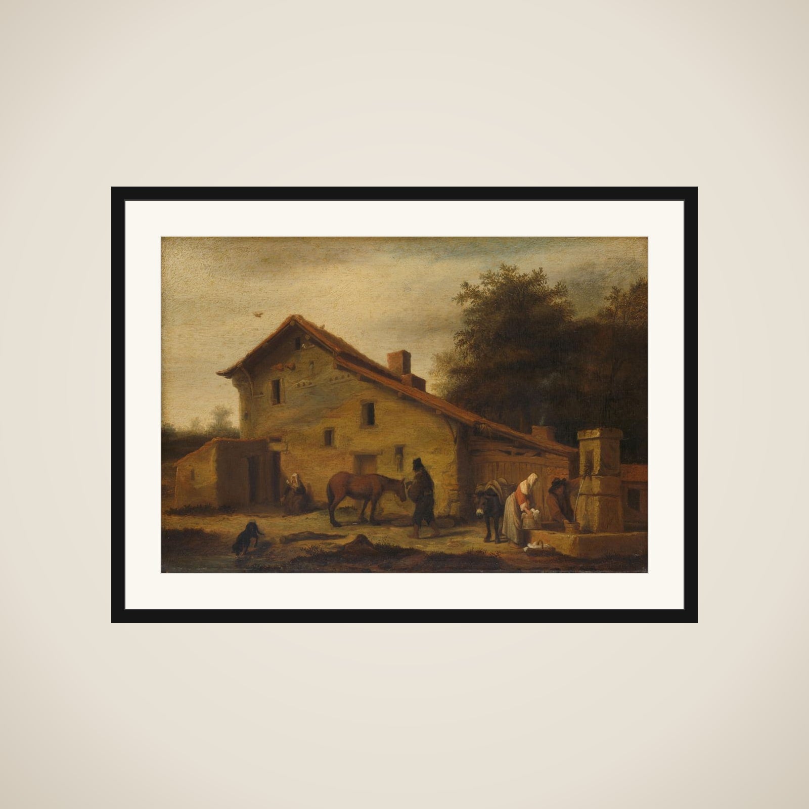 An Inn in the Neighborhood of Nantes framed