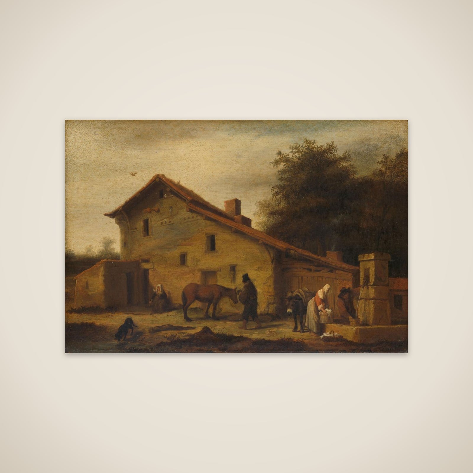 An Inn in the Neighborhood of Nantes unframed print