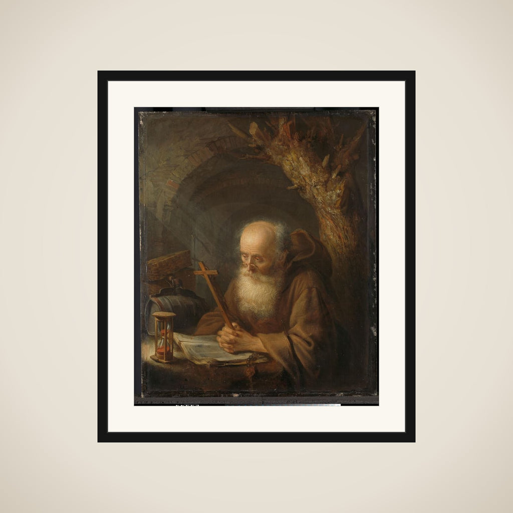 A Hermit framed