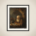 A Hermit framed