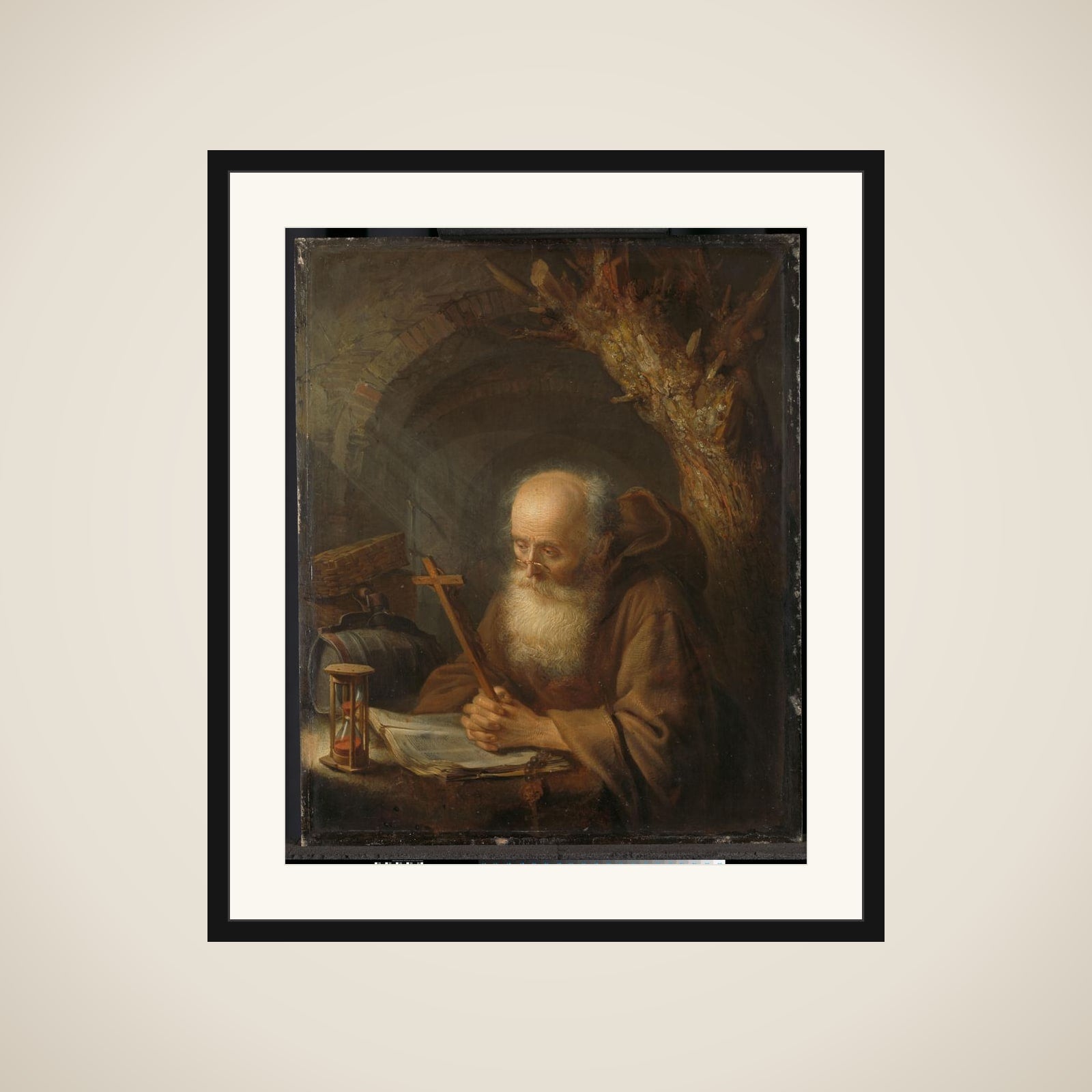 A Hermit framed
