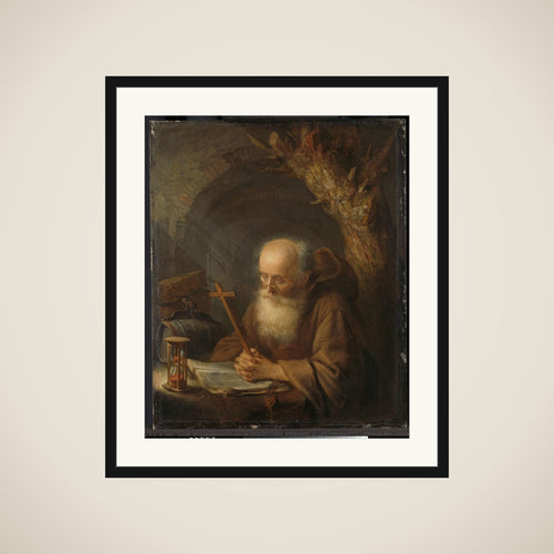 A Hermit framed