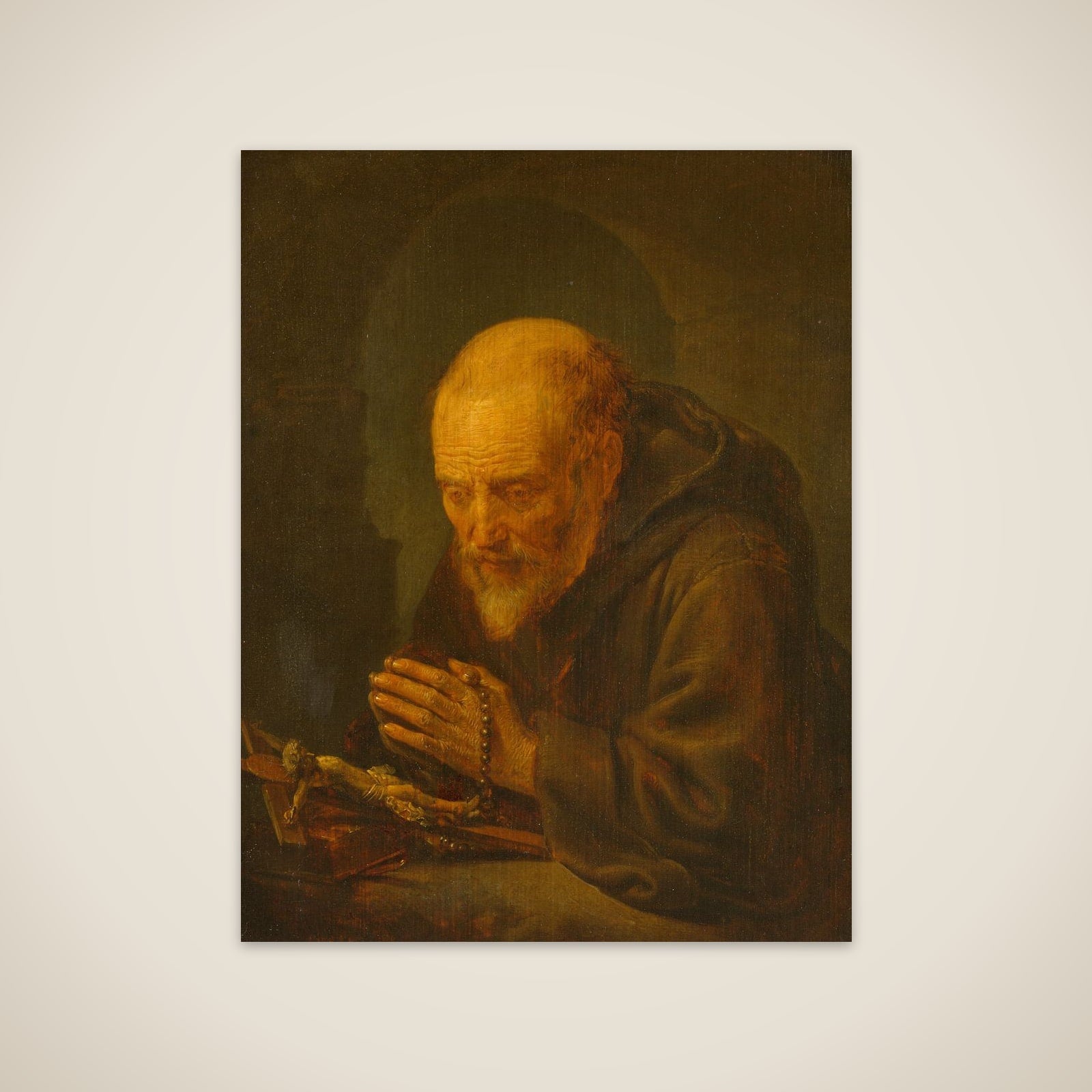 A Hermitin Prayer unframed print
