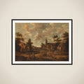 Village Street framed