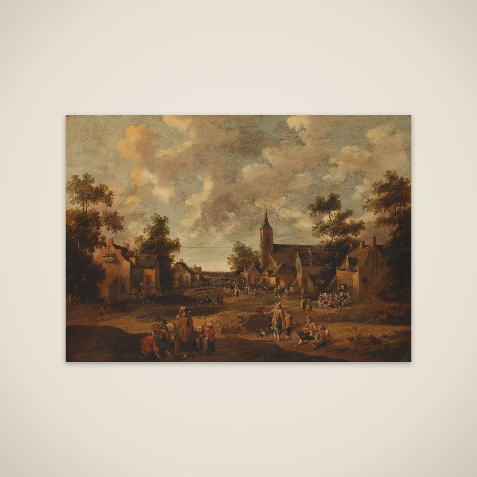 Village Street unframed print