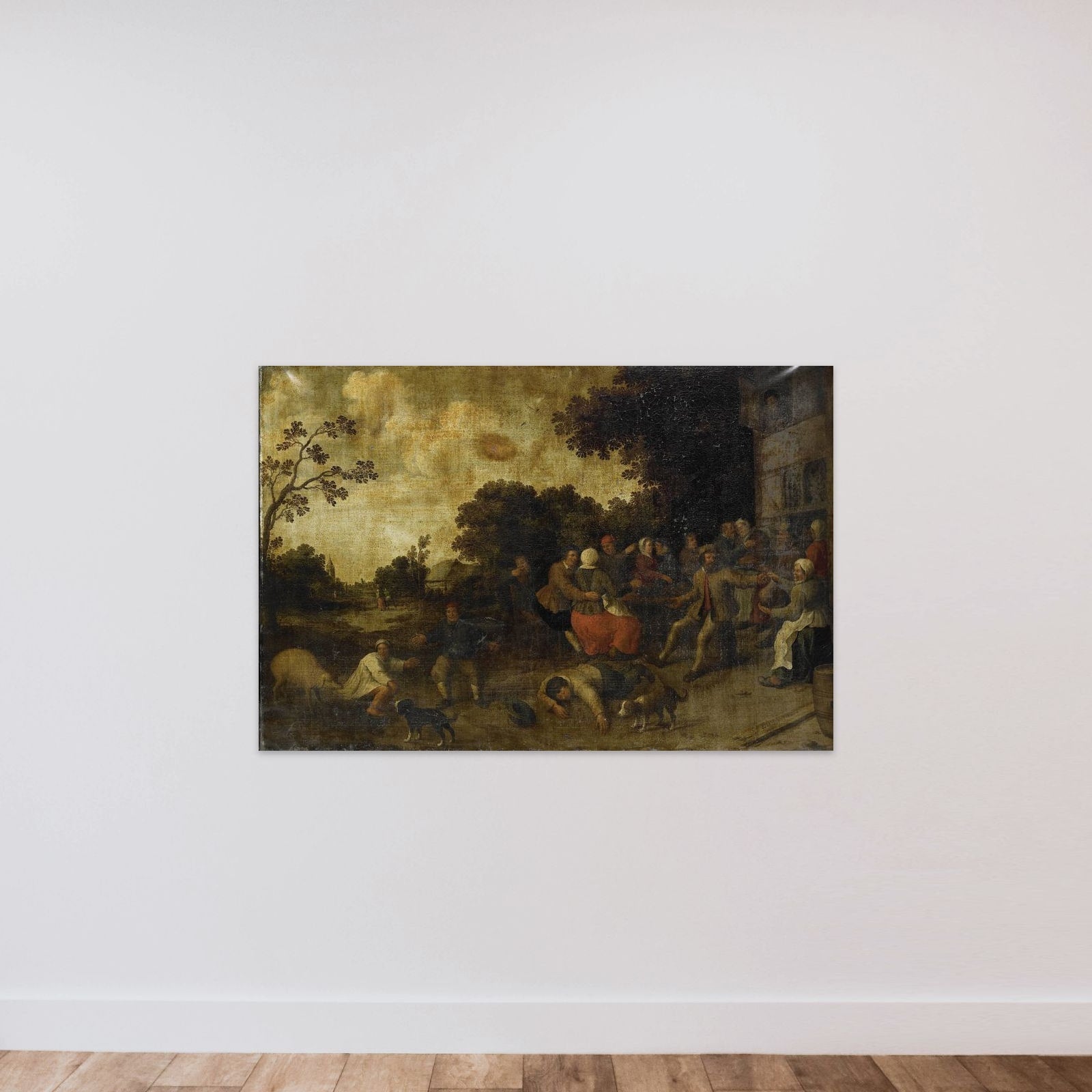 The Prodigal Son unframed — shown to scale