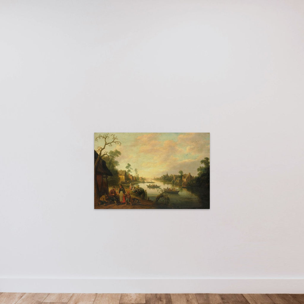 River View unframed — shown to scale