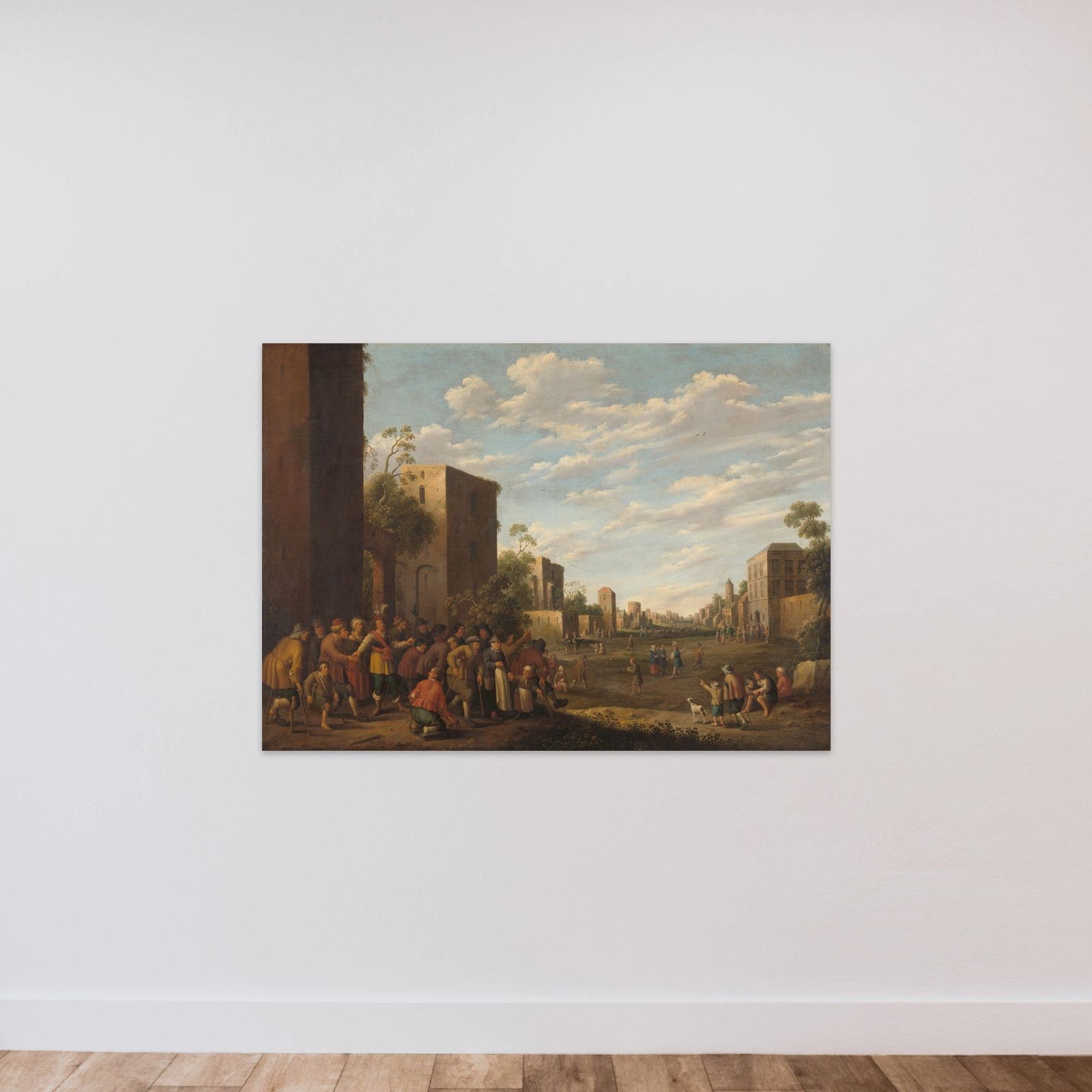 Housing the Poor unframed — shown to scale