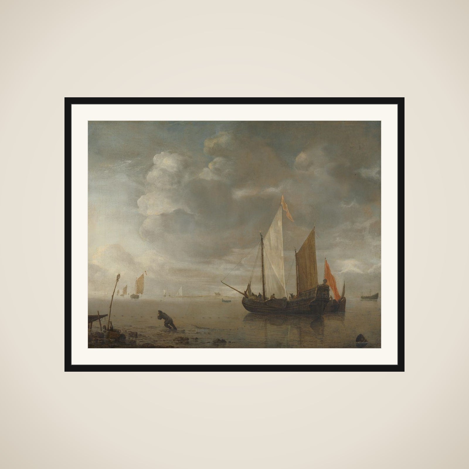 Calm Sea framed