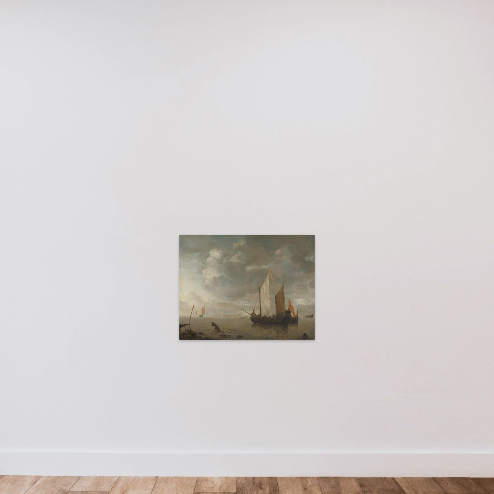 Calm Sea unframed — shown to scale