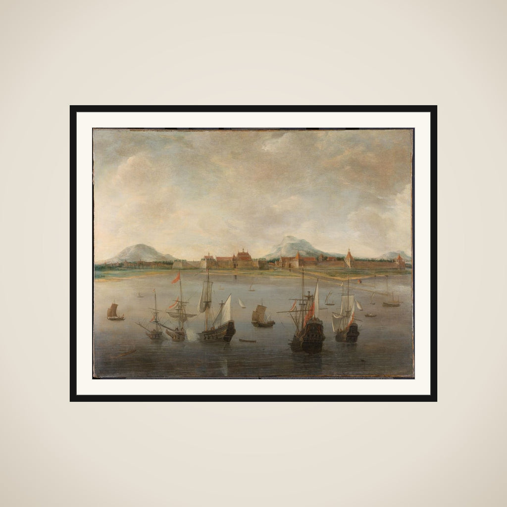 View of Batavia framed