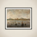 View of Batavia framed