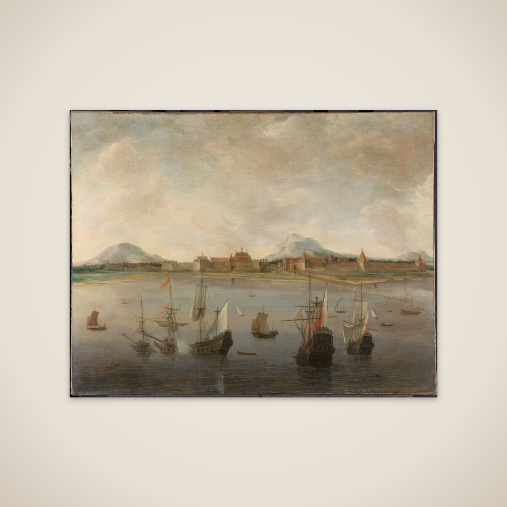 View of Batavia unframed print