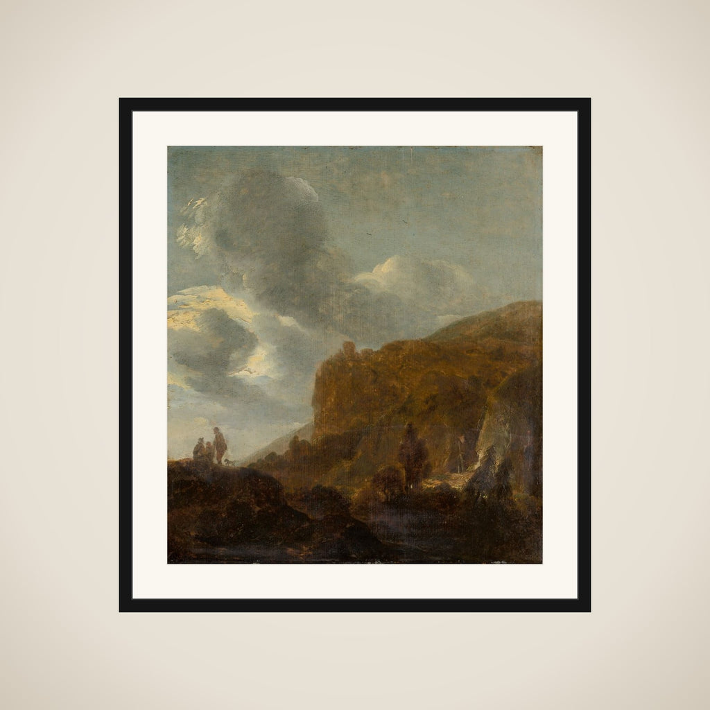 Mountainous Landscape framed