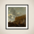 Mountainous Landscape framed