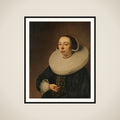 Portrait of a Woman, possibly Helena le Maire (1602 ?-after 1657) framed