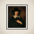Portrait of a Man, possibly Paulus de Hooghe (1611-1674) framed